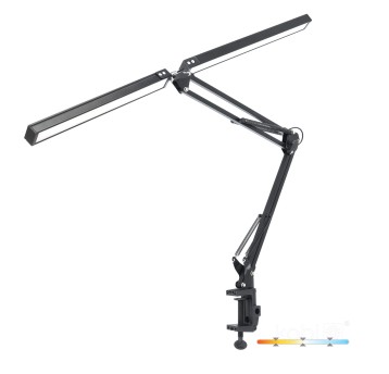 Lampka biurkowa LED TENUIX DUO 28W 3CCT czarna LED2B