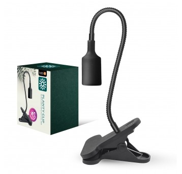 Lampka biurkowa PLANTY CLIP B 1xE27 czarna Kobi Design