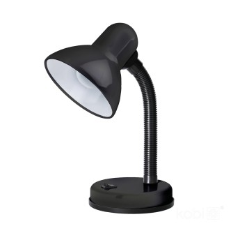 Lampka biurkowa ŚMIESZEK 1xE27 czarna Kobi