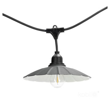 Lampshade for CRETE LS M1 black 5 pcs Kobi Design