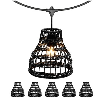 Lampshade for CRETE LS R2 black 5 pcs Kobi Design