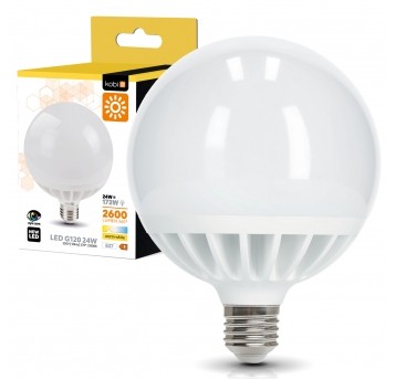 LED bulb G120 24W E27 3000K Kobi