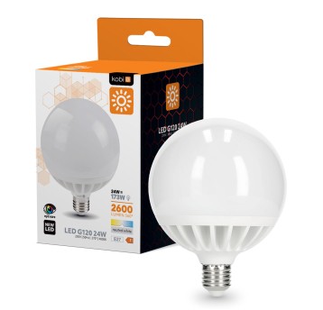 LED bulb G120 24W E27 4000K Kobi