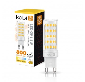 LED bulb G9 6,5W 3000K Kobi