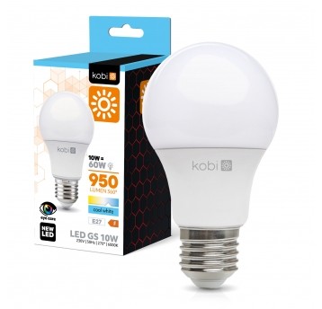LED bulb GS 10W E27 6000K Kobi