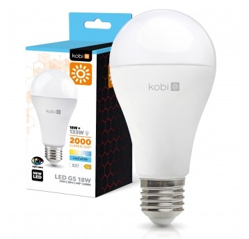 LED bulb GS 18W E27 6000K Kobi