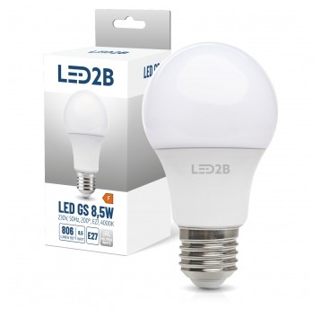 LED bulb GS 8,5W E27 4000K LED2B