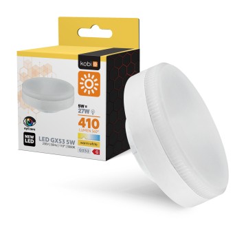 LED bulb GX53 5W 3000K Kobi