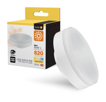 LED bulb GX53 9W 3000K Kobi