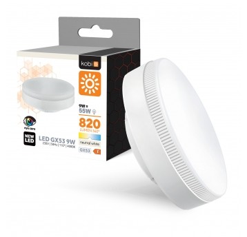 LED bulb GX53 9W 4000K Kobi