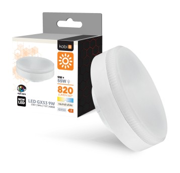 LED bulb GX53 9W 4000K Kobi