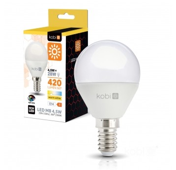 LED bulb MB 4,5W E14 3000K Kobi