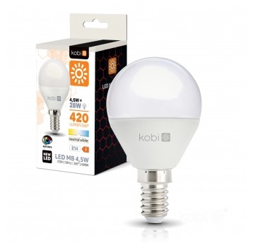 LED bulb MB 4,5W E14 4000K Kobi