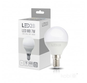 LED bulb MB 7W E14 4000K LED2B