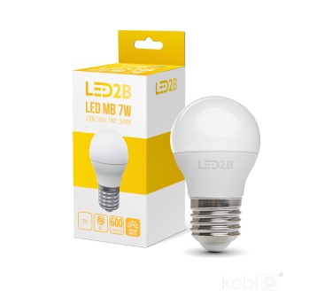 LED bulb MB 7W E27 3000K LED2B