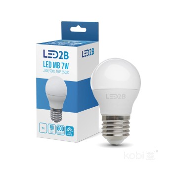 LED bulb MB 7W E27 6000K LED2B