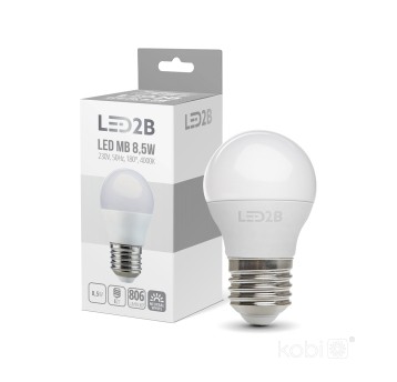 LED bulb MB 8.5W E27 4000K LED2B