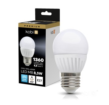 LED bulb MB 8,5W E27 6000K Kobi Premium