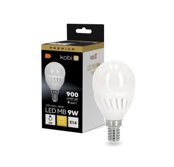 LED bulb MB 9W E14 3000K Kobi Premium
