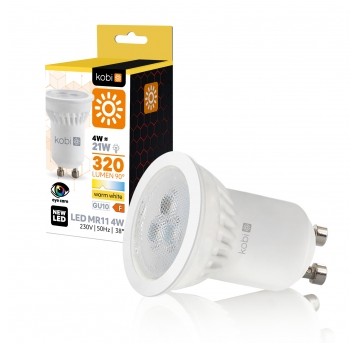 LED bulb MR11 4W GU10 3000K Kobi
