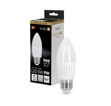 LED bulb SW 9W E27 4000K Kobi Premium