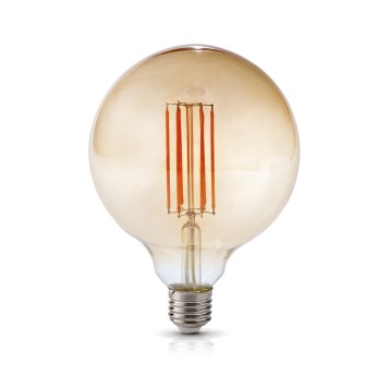 LED filament bulb FG125 7W E27 2700K Kobi 360 Line