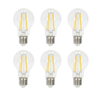 LED filament bulb FGS 7W E27 3000K 6-pack Kobi 360 Line