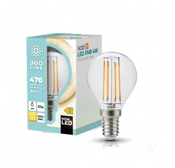 LED filament bulb FMB E14 4W 3000K Kobi