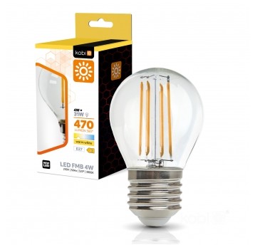 LED filament bulb FMB E27 4W 3000K Kobi