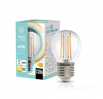 LED filament bulb FMB E27 4W 3000K Kobi