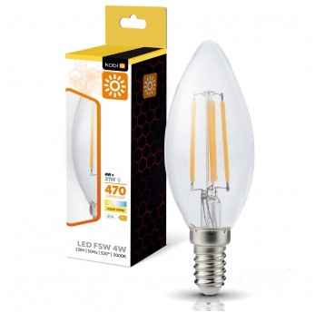 LED filament bulb FSW E14 4W 3000K Kobi 360 Line