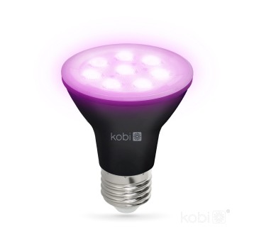LED grow bulb LED PLANTY B E27 7W E27 1200K Black Kobi Design