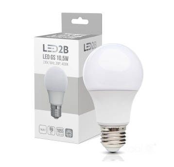 LED GS bulb 10,5W E27 4000K LED2B