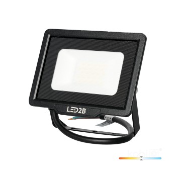 Naświetlacz LED MH 20W 4000K IP65 czarny LED2B