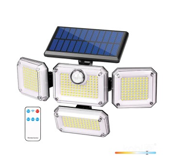 Naświetlacz z czujnikiem ruchu Solar LED GLOW G2 2,5W 6500K LED2B