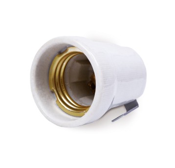 Oprawka porcelanowa z blaszką K003 E27 Kobi