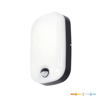 Plafon elewacyjny LED BAVANO 15W 3CCT LX IP54 Czarny Kobi Premium