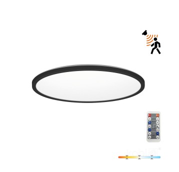 Plafon LED NIVERA CIRCLE 18W 3CCT LX IP54 czarny Kobi Premium