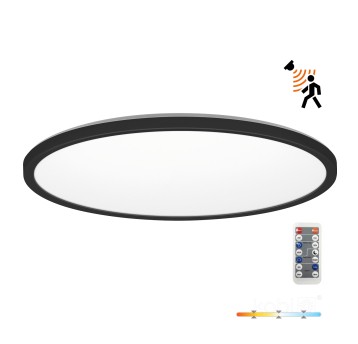 Plafon LED NIVERA CIRCLE 32W 3CCT LX IP54 czarny Kobi Premium