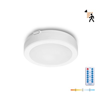 Plafon z czujnikiem ruchu LED NAIROS G2 12W 3CCT LX IP65 biały Kobi Premium