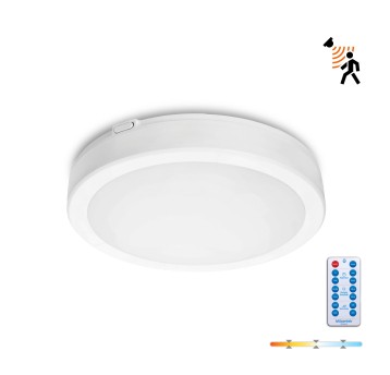 Plafon z czujnikiem ruchu LED NAIROS G2 24W 3CCT LX IP65 biały Kobi Premium