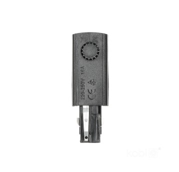 Power supply for 3-circuit track LEFT black Kobi