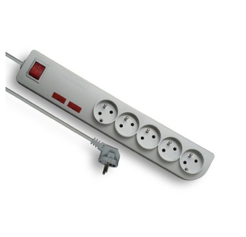 Przedłużacz przepięciowy PSF2-503 5gn/3m/Zu+W/1mm szary Elgotech