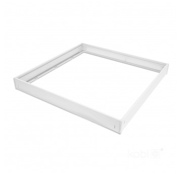 Ramka 63mm do panelu LED 60x60 klik biała Kobi