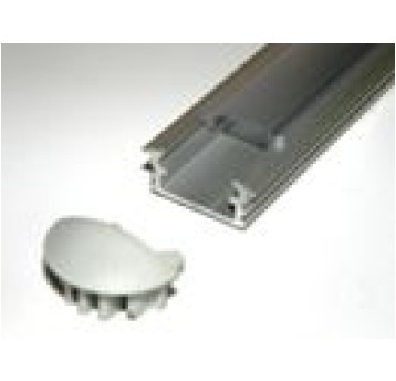 Recessed profile P1 coated 1m white