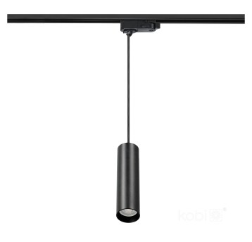 Reflektor szynowy zwieszany 3-obwodowy NEXTRACK S-LINE P 1xGU10 czarny Kobi