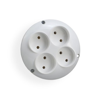 Rozgałęźnik RO-4 4gn/Bu biały Elgotech