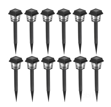 Słupek ogrodowy solar LED FUSION 6500K IP44 12-pak LED2B