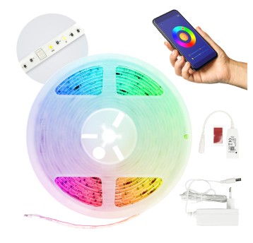 SMART LED SET stripe 24W 5m RGB+CCT WIFI IP20/6 Kobi