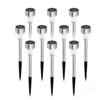 Solar bollard lamp LED ECLIPSE 6000K IP44 10-pack LED2B